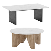 Maddox & Anton Marble Topped Coffee Table West Elm