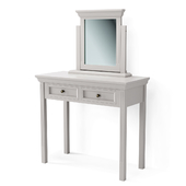Dressing table with table mirror
