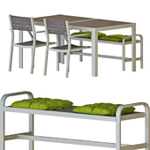 IKEA SJALLAND TABLE AND CHAIRS SET 01