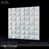 Гипсовая 3d панель Art-1055 от АртРельеф