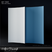 Гипсовая 3d панель Art-1063 от АртРельеф