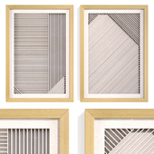 HKliving / Layered paper art frames
