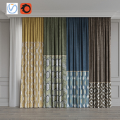 Set of curtains 103. Colored set