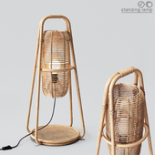 Rattan table lamp