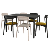 Lina Chair and Nordic Table by Calligaris