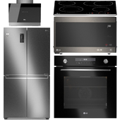 LG kitchen appliances set 4