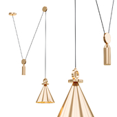 SUSPENSION BRASS COLOR