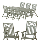 IKEA BONDHOLMEN table and chairs set 05