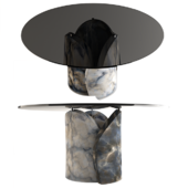 Round Marble Table By LITHOS DESIGN