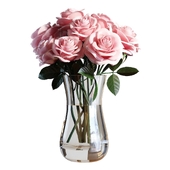 Flower Set 02 / Pink Roses Bouquet