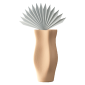 Nude Ceramic Curve Vase