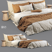 Cozy Bed with Zara Home Linen Bedding_03