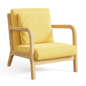 Heberling Wide Linen Armchair