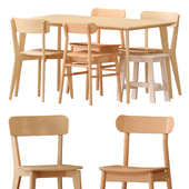 IKEA LISABO Table And Chairs