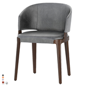 Velis Chair with armrests by Potocco