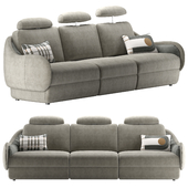 Calilla sofa & cushions Dysidea by Natuzzi Italia