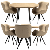 Magda Chair and Leticia Table