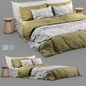 Cozy Bed with Zara Home Linen Bedding_04