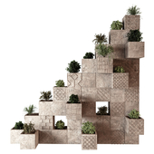 Urban Environment Set 01 - Ingenious DIY Built-In Planters for Small Space Gardens