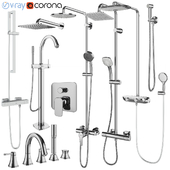 Faucets and shower systems Grohe and IDEAL standard set 145