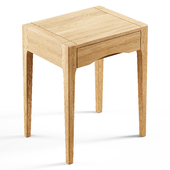 Zara Home - The oak wood bedside table with drawer