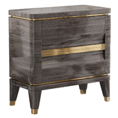 HOLLY HUNT Oslo Bedside Table