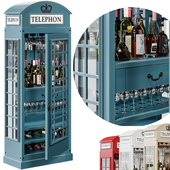 Telephone Box Drinks Cabinet