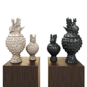 Blowfish vases