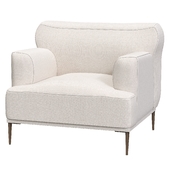 Abisko Quartz White Lounge Chair