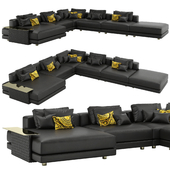Large sectional sofa VERSACE V21 SIGNATURE SOFA