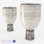 OM Vases Dialma Brown DB006332 and DB006333 from STUDIO36SHOP.RU
