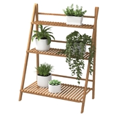 Rack for indoor plants and flowers