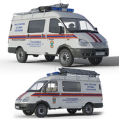 Rescue vehicle based on Gaz 2752 Sable