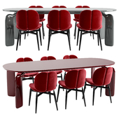 Roche Bobois - PULP table chair lacquer