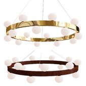 Ball Frosted Glass Chandelier