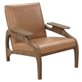 Adrian Pearsall Model 1209C Walnut Lounge Chair