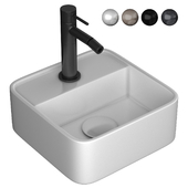 Sink Cielo Shui Comfort Petites Washbasin and Mixer 2