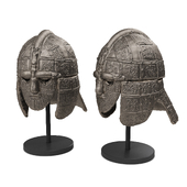 Medieval european warrior helmet