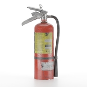 Fire extinguisher used