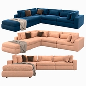 Диван модульный Bloor Contemporary 5 Piece Corner Sectional Sofa