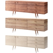 Haskell Solid Wood Credenza
