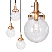 Industrial island pendant lights