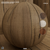 Material wood (seamless) oak - set 123