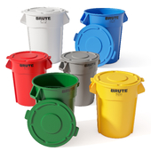 rubbermaid brute container