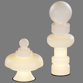 Regina and Re lamps by Bobo Piccoli