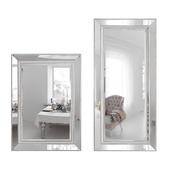 Wall and floor mirror Marlena Antiqued Glass Frame Mirror by Pottery Barn