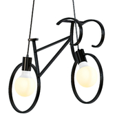 For a childs room Scandinavian design of Bicycle hanging lamp black and white light decorative interior lamp