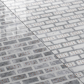 Sicis mosaic SiciStone Ebrick & Studs rectangle