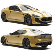Maserati Granturismo Gold Chrome
