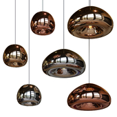 Подвесные светильники Hollow Pendant Lamp big and little gold, silver and copper